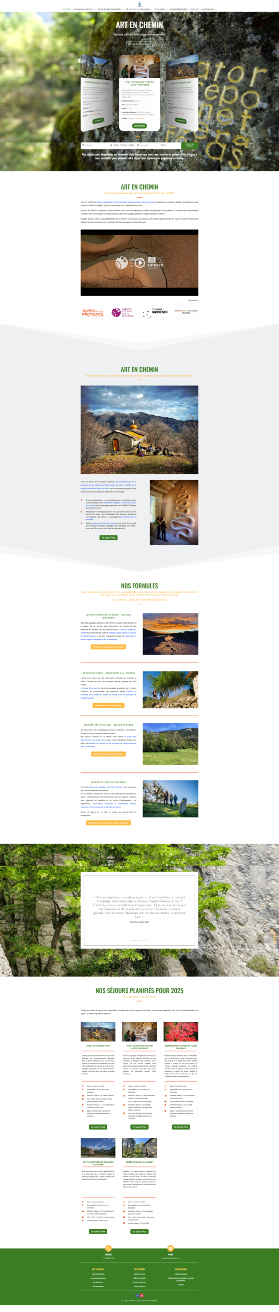 Capture du site L’Axe du Monde