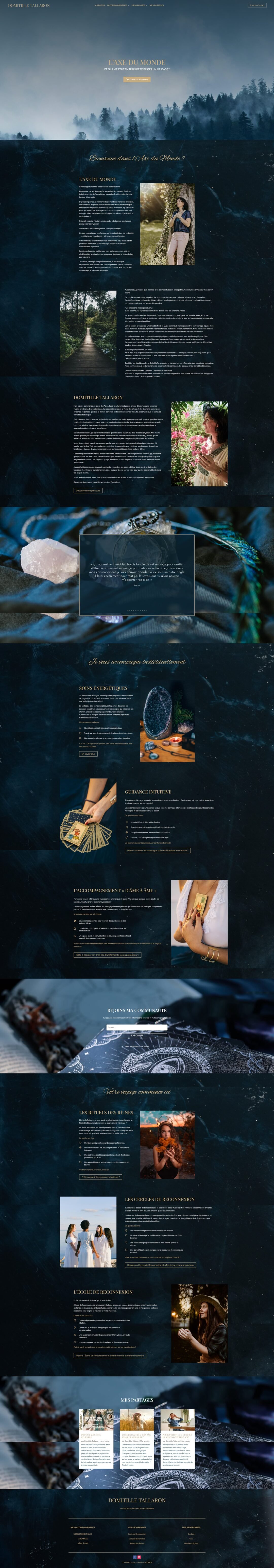 Capture du site L’Axe du Monde